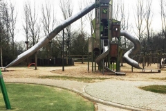 Children's playground and giant slide