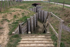Looking over the area where the troops had the Christmas Truce